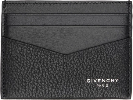 Мужской кожаный картхолдер Givenchy, черный