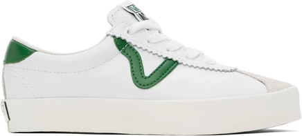 Кроссовки Vans White Premium Sport Low 73 зеленые