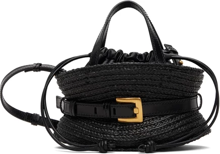 Женская мини-сумка Balmain Shuffle, черная