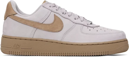 Мужские кроссовки Nike Air Force 1 Low Retro Premium, серебристо-лиловый/тауп