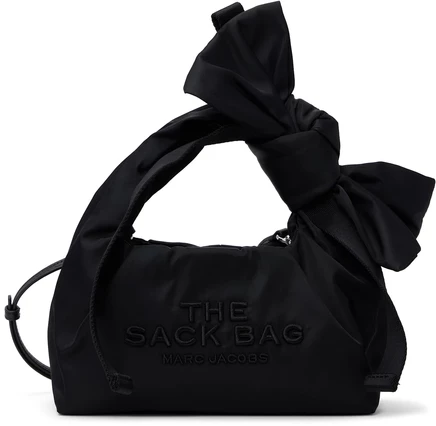 Мини-сумка-тоут Marc Jacobs The Bow Nylon Sack, черная