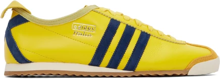 Женские кеды adidas Originals Italia 60s, жёлт./индиго/крем.