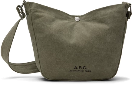 Женская сумка через плечо A.P.C. Journal Small, хаки