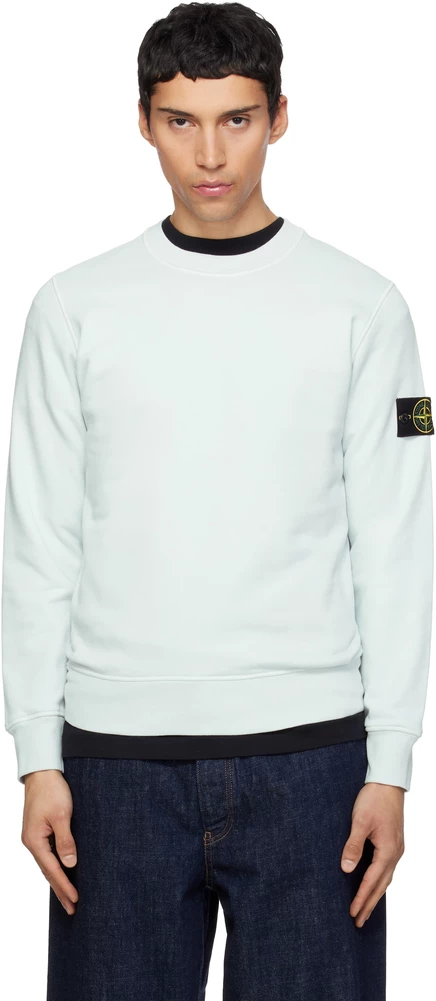 Мужской свитшот Stone Island 6100060, голубой