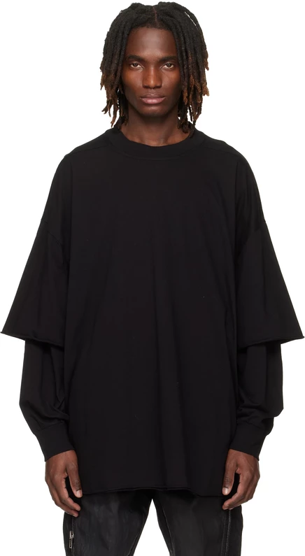 Толстовка Rick Owens DRKSHDW Black Temple Tommy Hustler черная