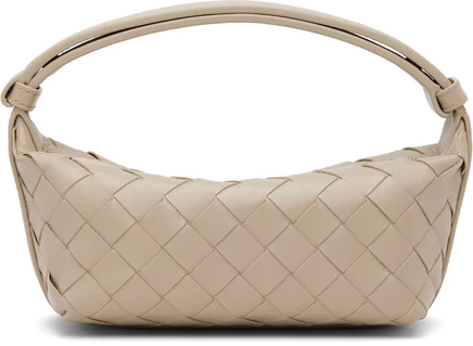 Женская сумка Bottega Veneta East-West Wallace, экрю