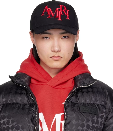 Холщовая кепка AMIRI Black 