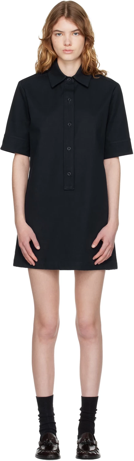 Женское мини-платье A.P.C. Poly, темно-синее