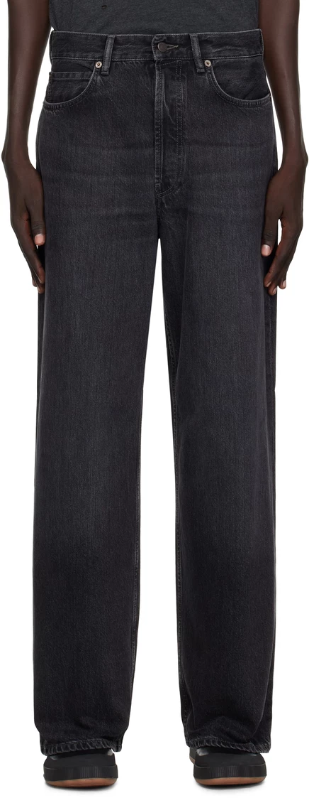 Мужские джинсы Acne Studios Black Faded, черные