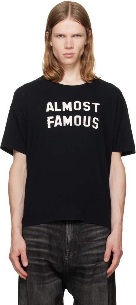 Мужская футболка R13 Almost Famous, черная