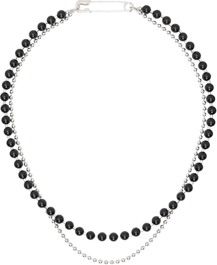 Мужское колье Numbering #9709, черное