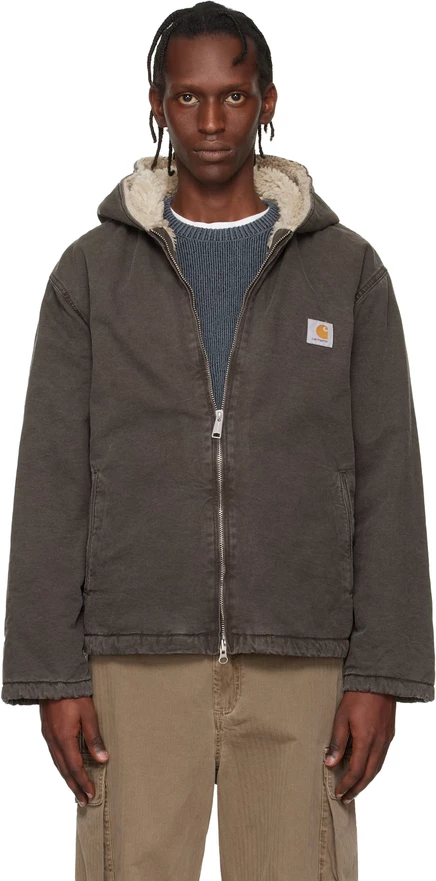 Мужская куртка Carhartt WIP Mitch, черно-латунная