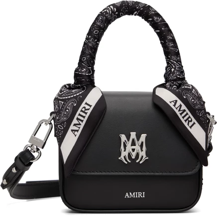 Женская сумка Amiri Nano MA, черная