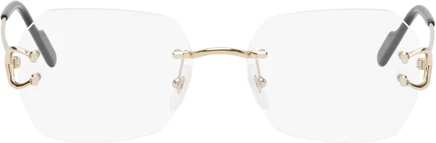 Cartier Gold 'Signature C de Cartier' Glasses gold