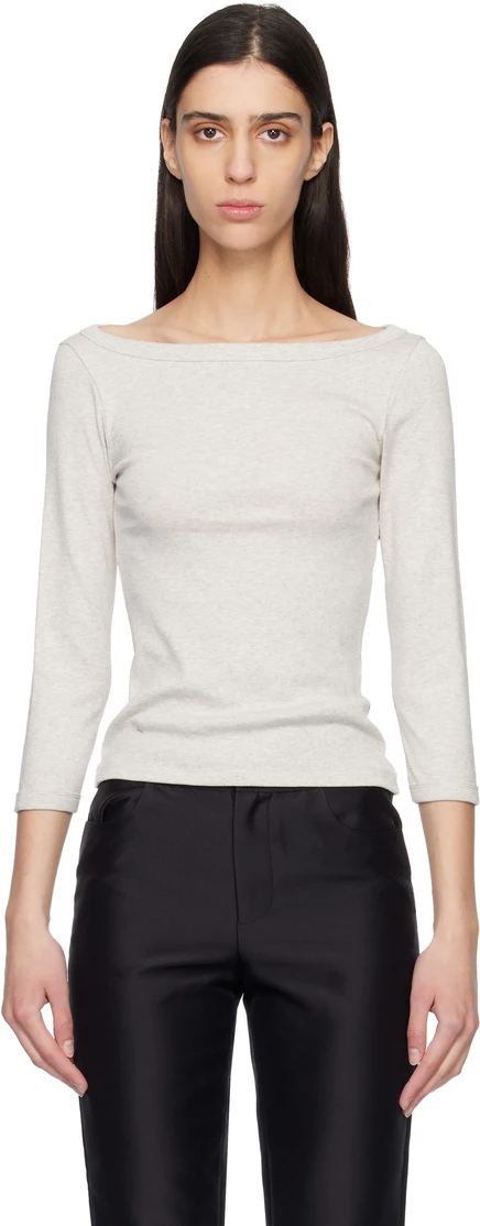 ФЛОР ФЛОР Грей Футболка Steffi heather grey