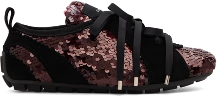 Женские кроссовки Simone Rocha Ballerina Grip, темно-красные