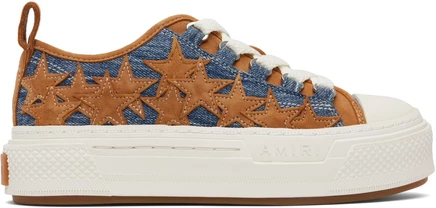 Женские кроссовки Amiri Stars Court Low, желтые
