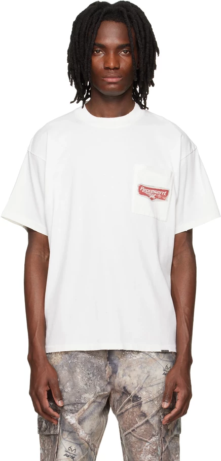 Мужская футболка Represent Nothing Faster, белая