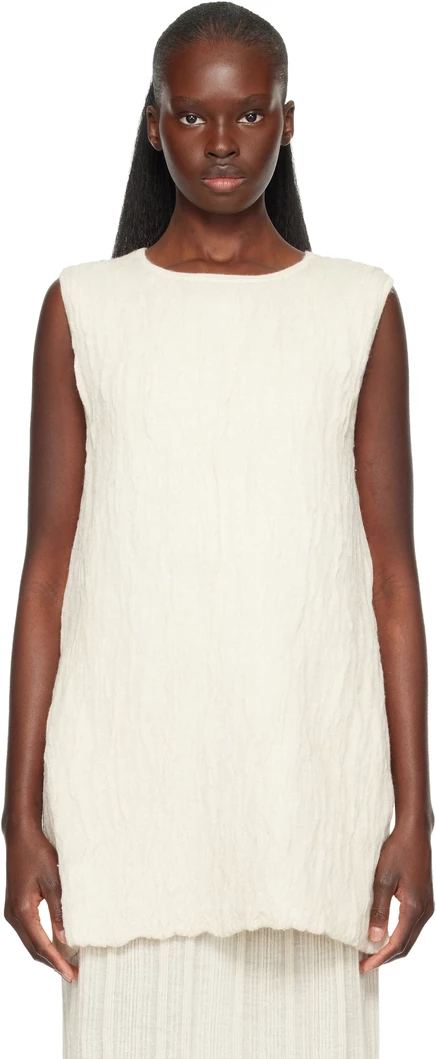 Женский топ Lauren Manoogian Gauze Apron Shell, белый