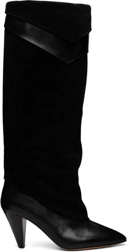 Женские высокие сапоги Isabel Marant Lezra, черные