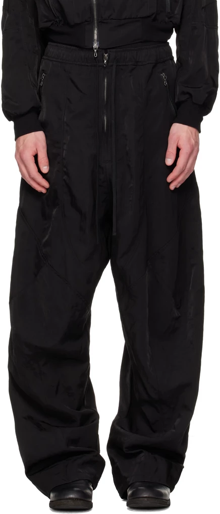 Мужские брюки Julius Tourer Wide, широкие, черные