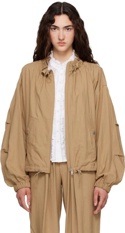 Женская куртка Isabel Marant Etoile Plume, светло-бронзовая