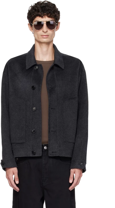 Мужская куртка Isabel Marant Casper, антрацитовая