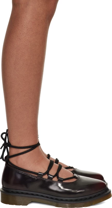 Женские балетки Dr. Martens Elphie II, вишневые
