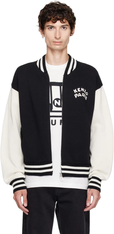 Мужской кардиган Kenzo Paris Emblem, черный