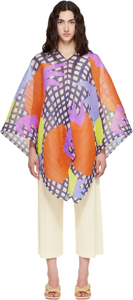 Шарф Pleats Please Issey Miyake Madame-T, томатный