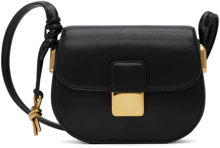Сумка через плечо Bottega Veneta Black Mini Desiree черный/латунь