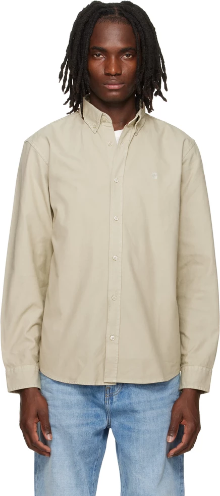 Мужская рубашка Carhartt WIP Bolton, песочная