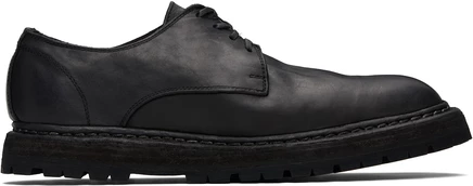 Мужские лоферы GUIDI 9920 из конской кожи, черные