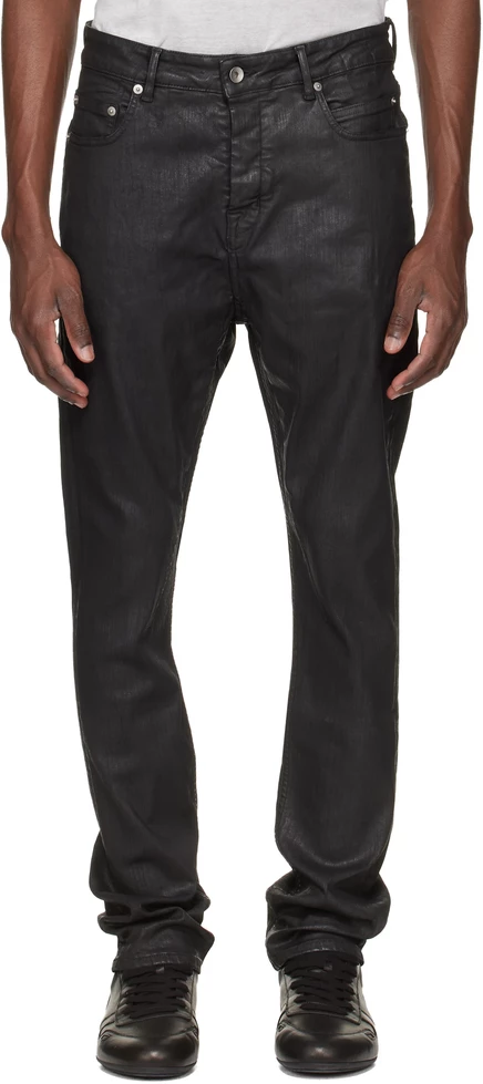 Мужские джинсы Rick Owens DRKSHDW Detroit, черные