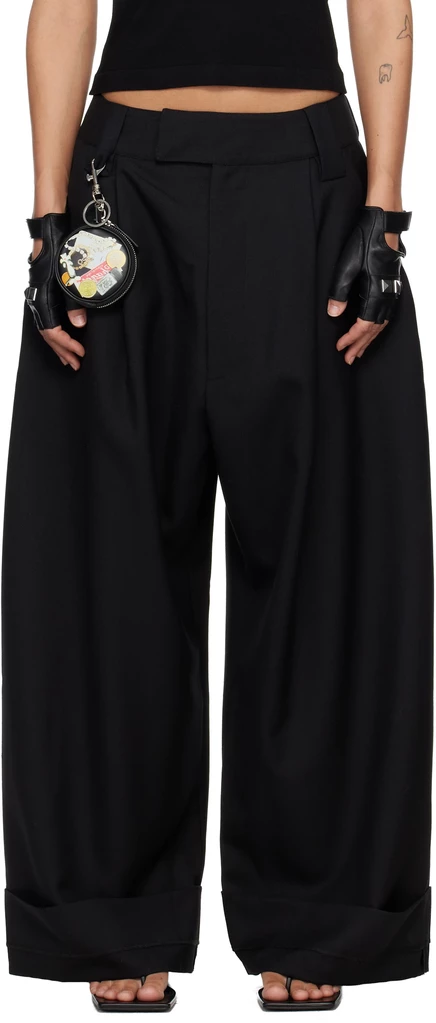 Женские брюки Vaquera Wide-Leg Baby, черные