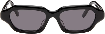 Женские очки Loewe Slim Text Logo, черно-серые