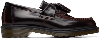Мужские кожаные лоферы Dr. Martens Adrian, бордовые