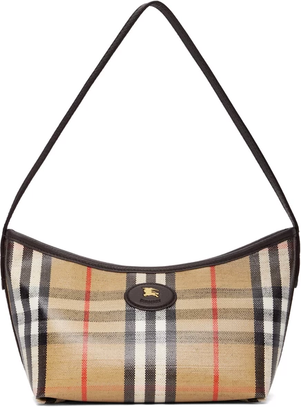 Женская сумка Burberry Mini Highlands через плечо, песочная