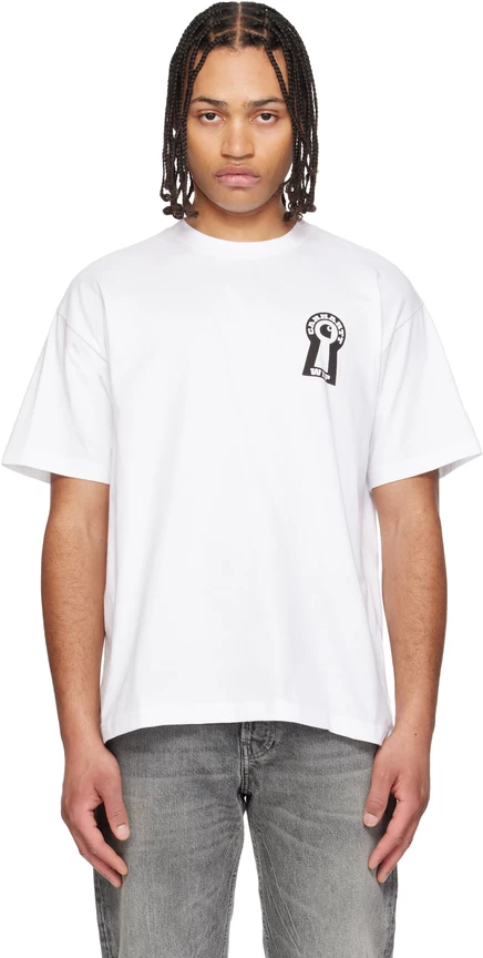 Мужская футболка Carhartt WIP Locked, белая