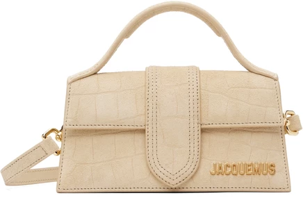 Женская сумка Jacquemus The Bambino, бежевая