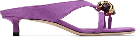 Женские босоножки Jimmy Choo Emeri Stone 35, фиолетово-янтарные