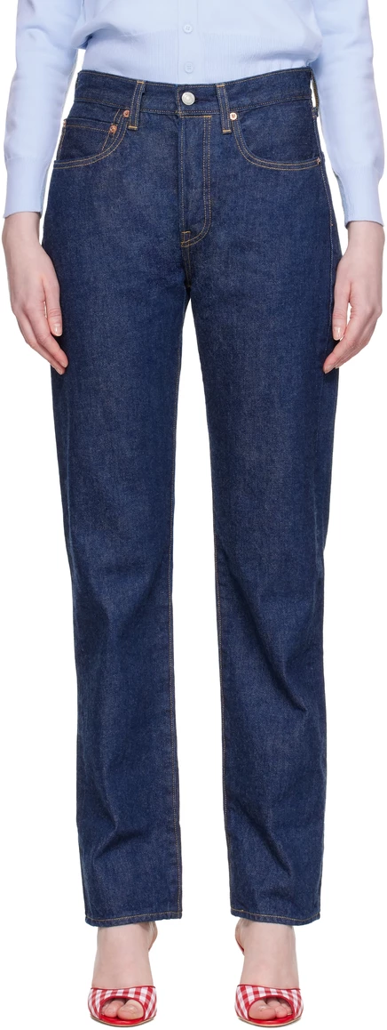 Женские джинсы Levi's 70s 501, темно-синие