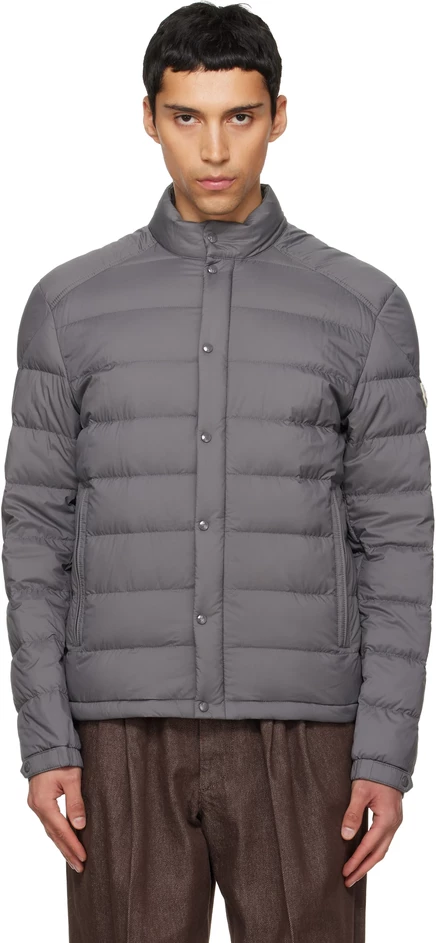 Мужской пуховик Moncler Selves, серый