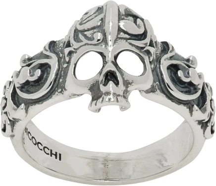 Мужское кольцо Emanuele Bicocchi Skull, серебро