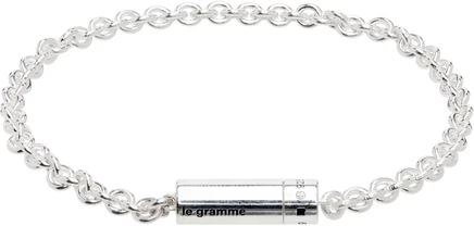 Мужской браслет Le Gramme Cable le 11g, серебристый