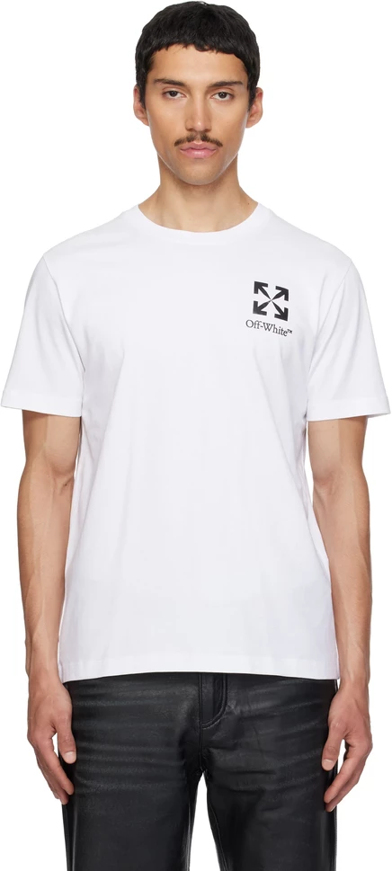 Мужская футболка Off-White Small Arrow Slim, белая