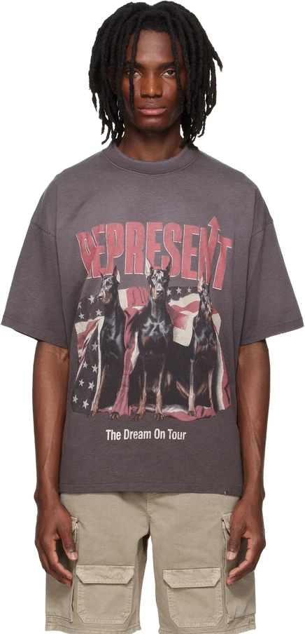 Мужская футболка Represent Dream On Tour, коричневая