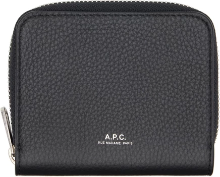 Мужской кошелек A.P.C. Chelsea Zip, черный