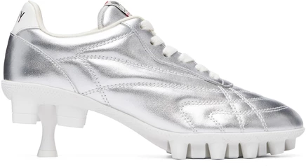 Босоножки Maison MIHARA YASUHIRO Spike, серебристые