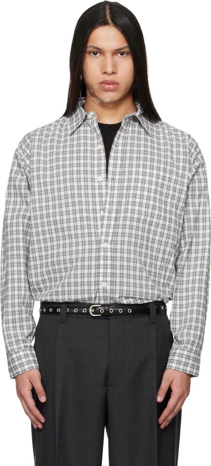 mfpen Off-White Executive Shirt off white check